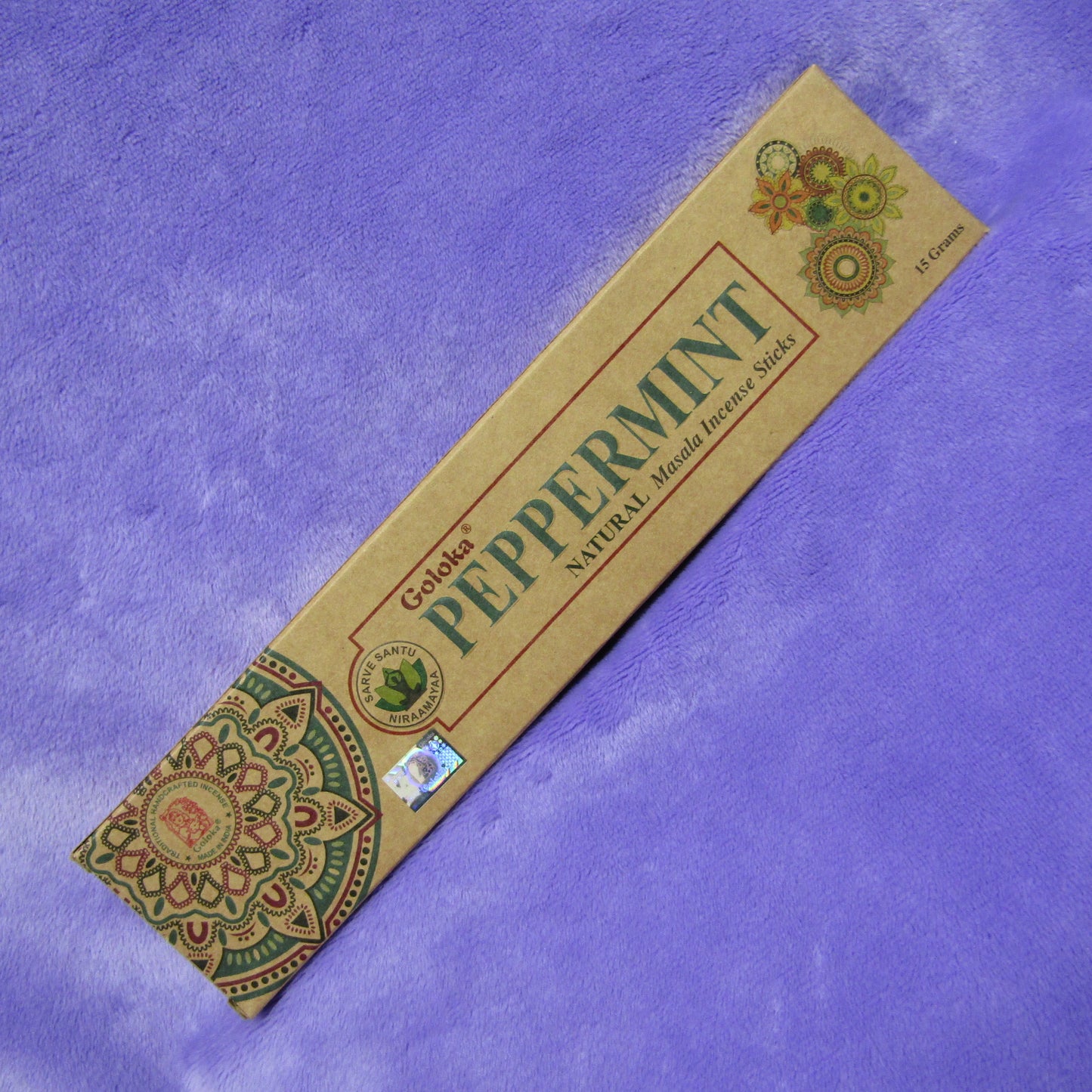 Peppermint - Natural Incense Sticks (15g)