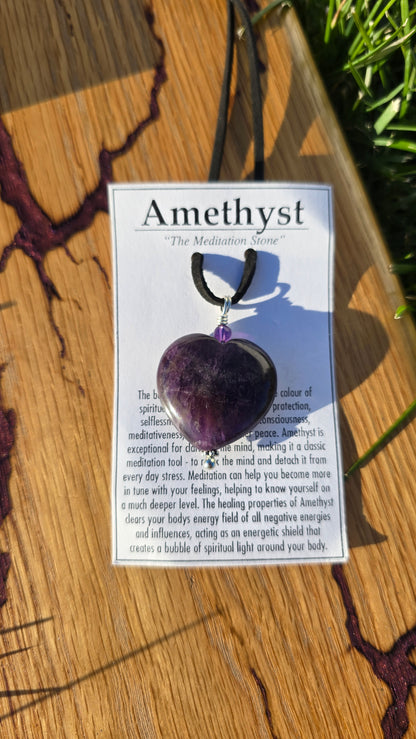 Amethyst Heart necklace