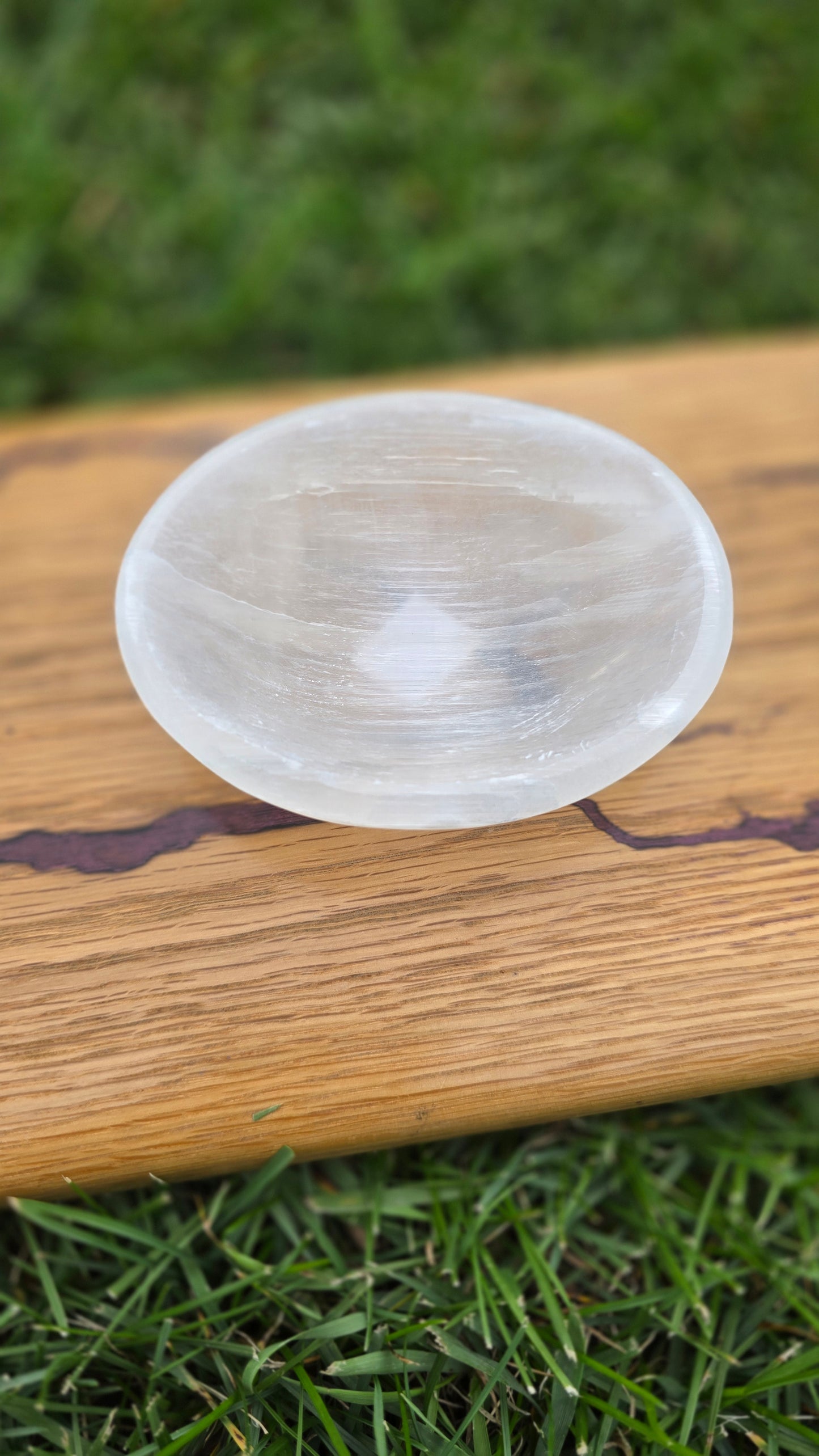 4" Selenite Bowl - Oval