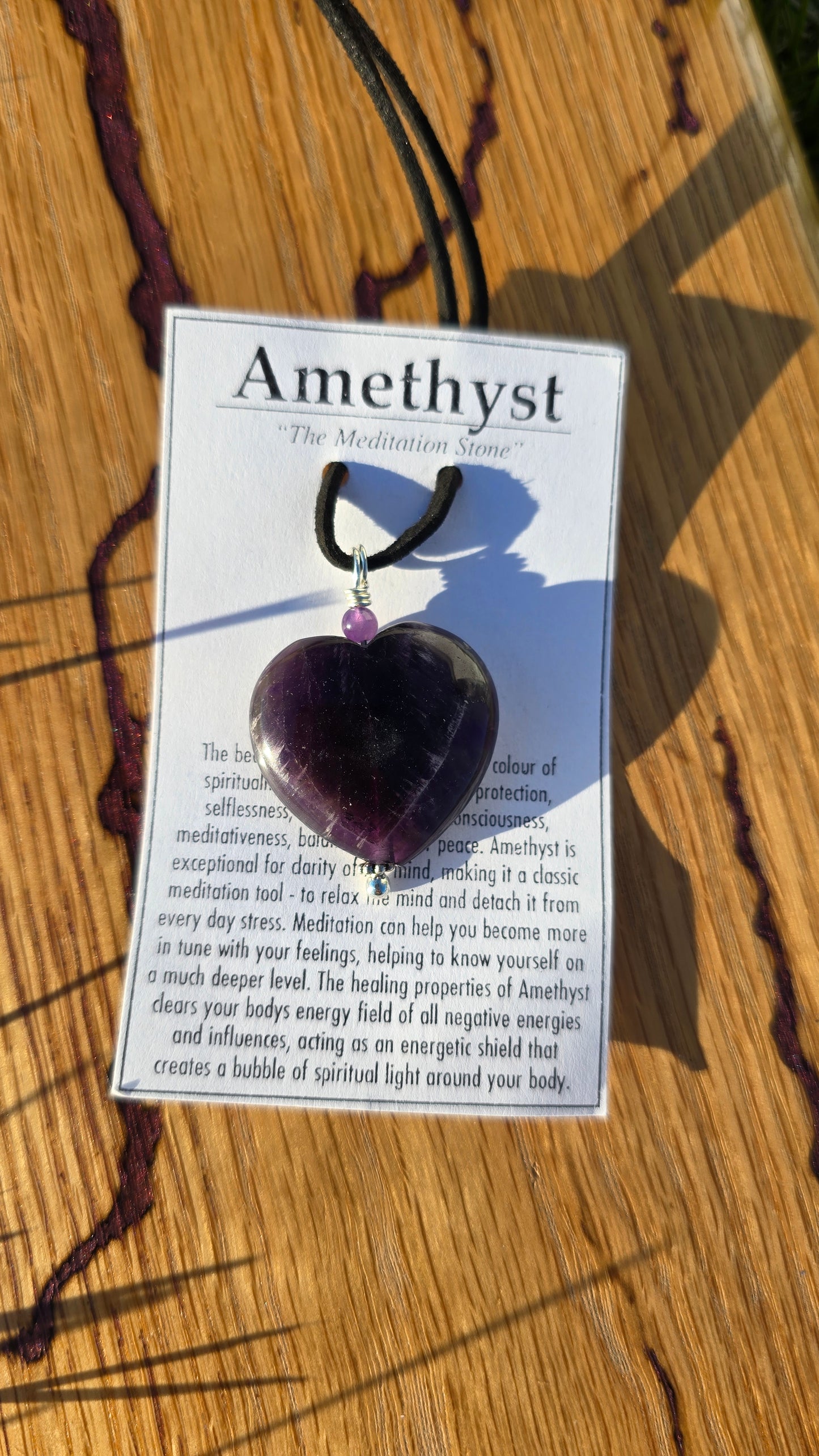 Amethyst Heart necklace