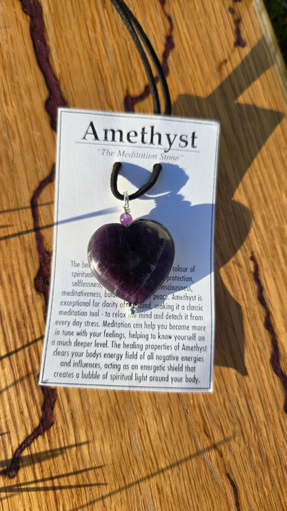 Amethyst Heart necklace