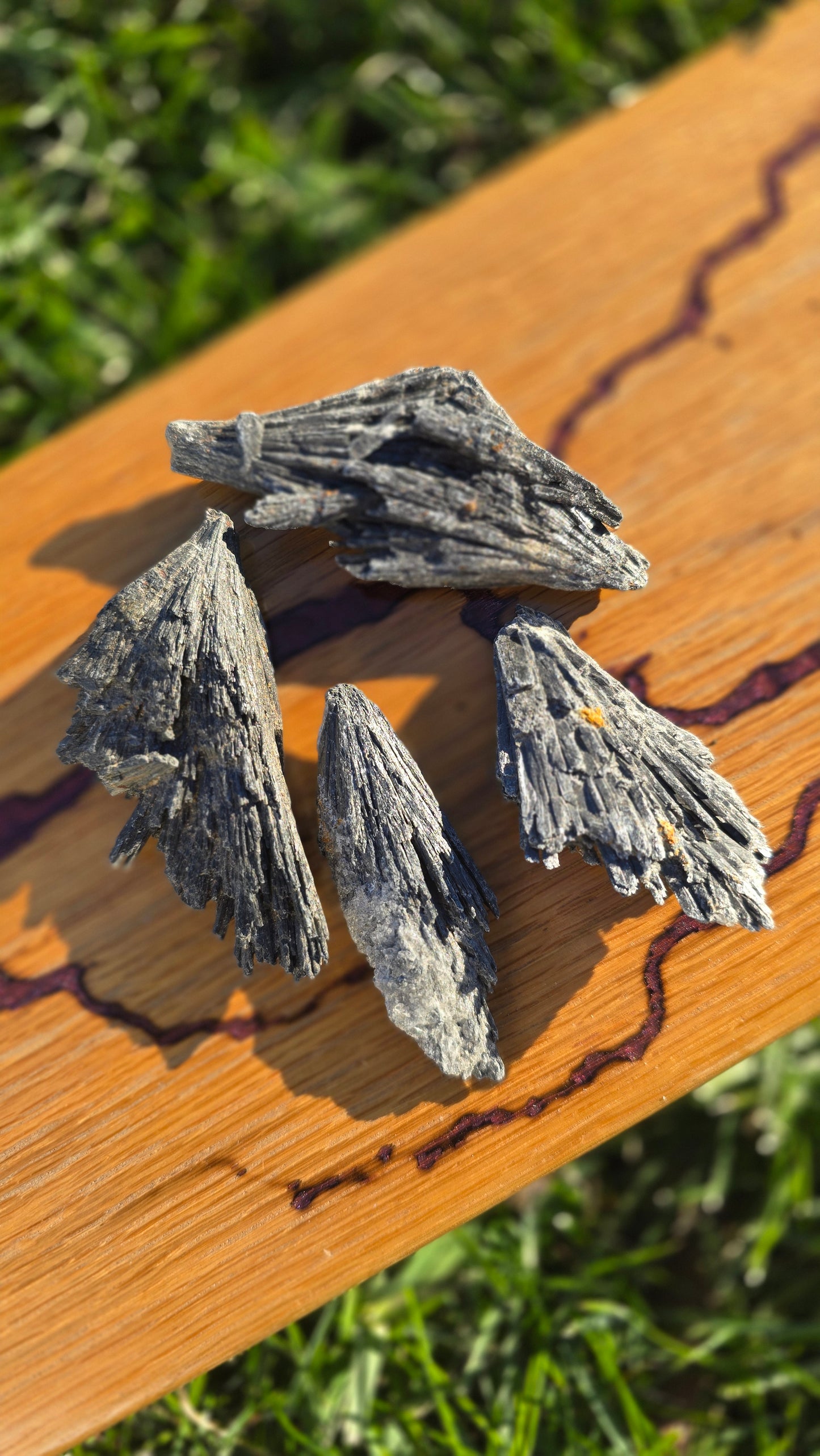 Raw Black Kyanite