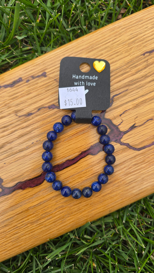 6 3/4" Lapis Lazuli Bracelet