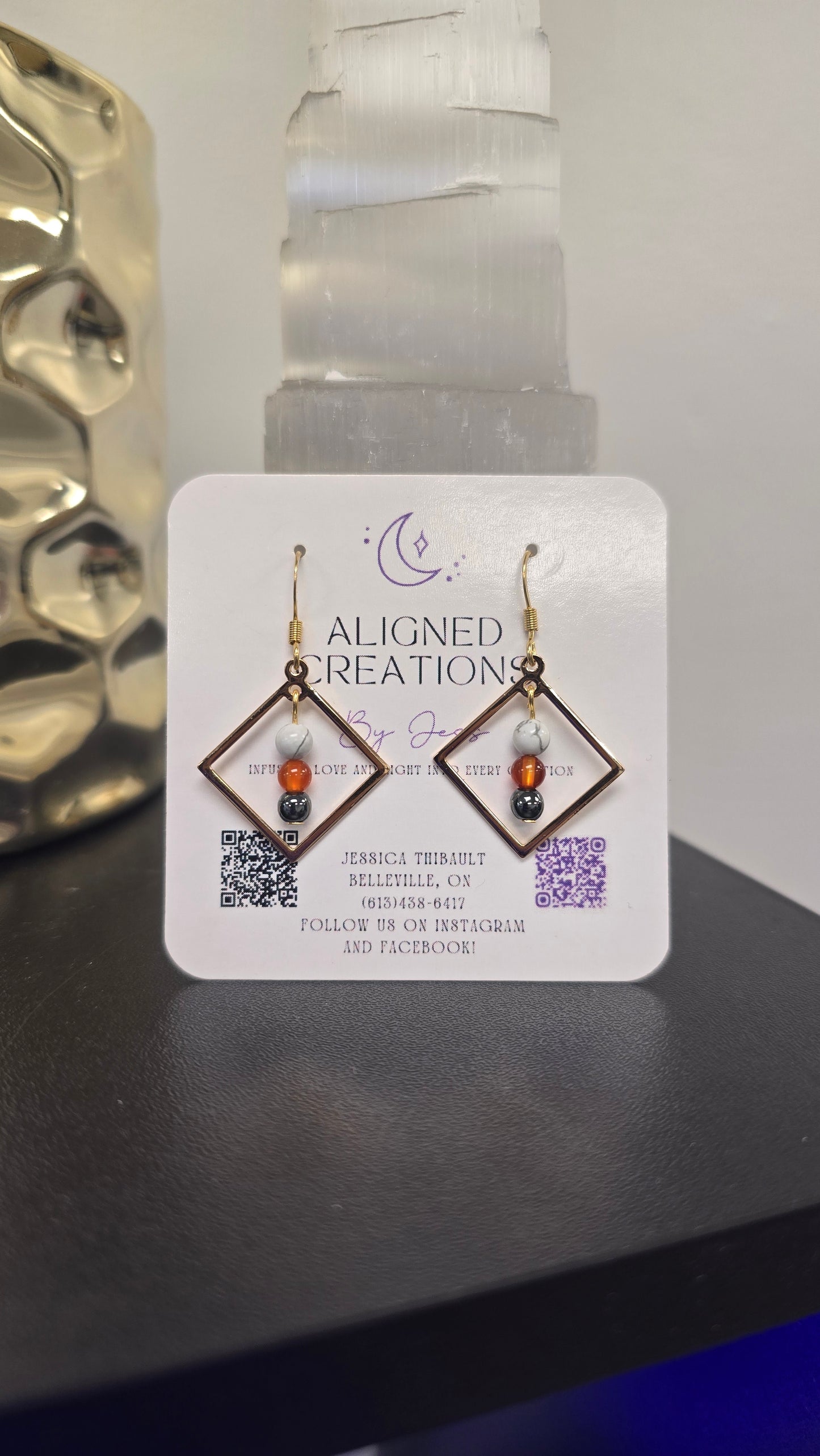 Grounded Confidence & Clear Direction Earrings