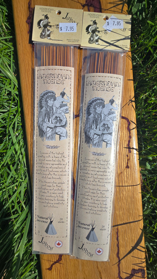 Amerindian Incense Sticks- Sage