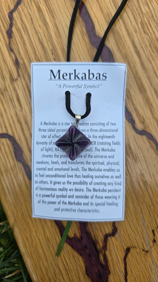 Merkabas Amethyst Necklace