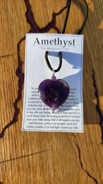 Amethyst Heart necklace