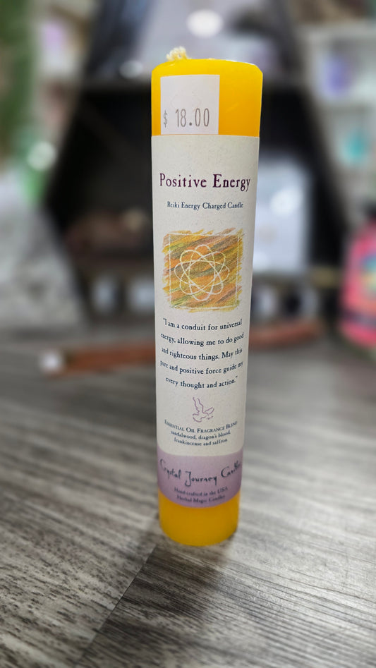 Reiki Charged Candle- Postive Energy