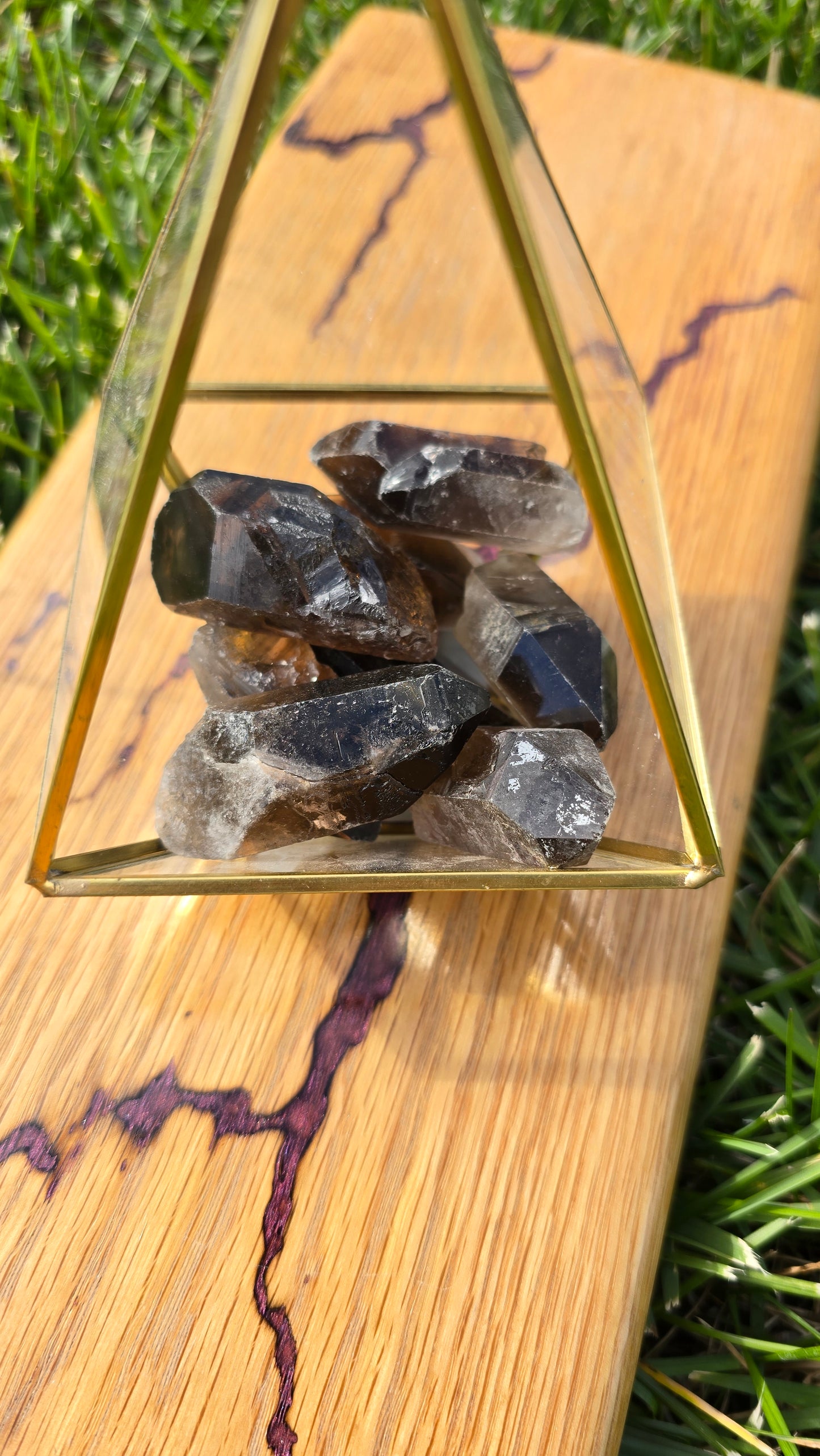 Raw Smokey Quartz Points