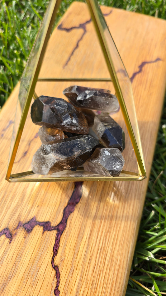 Raw Smokey Quartz Points