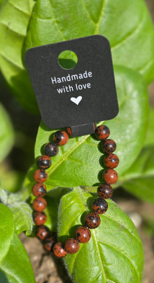 Mohogany Obsidian Bracelet