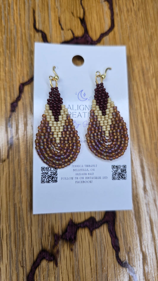 Tear Drop Earrings by Aligned Creations by Jess
