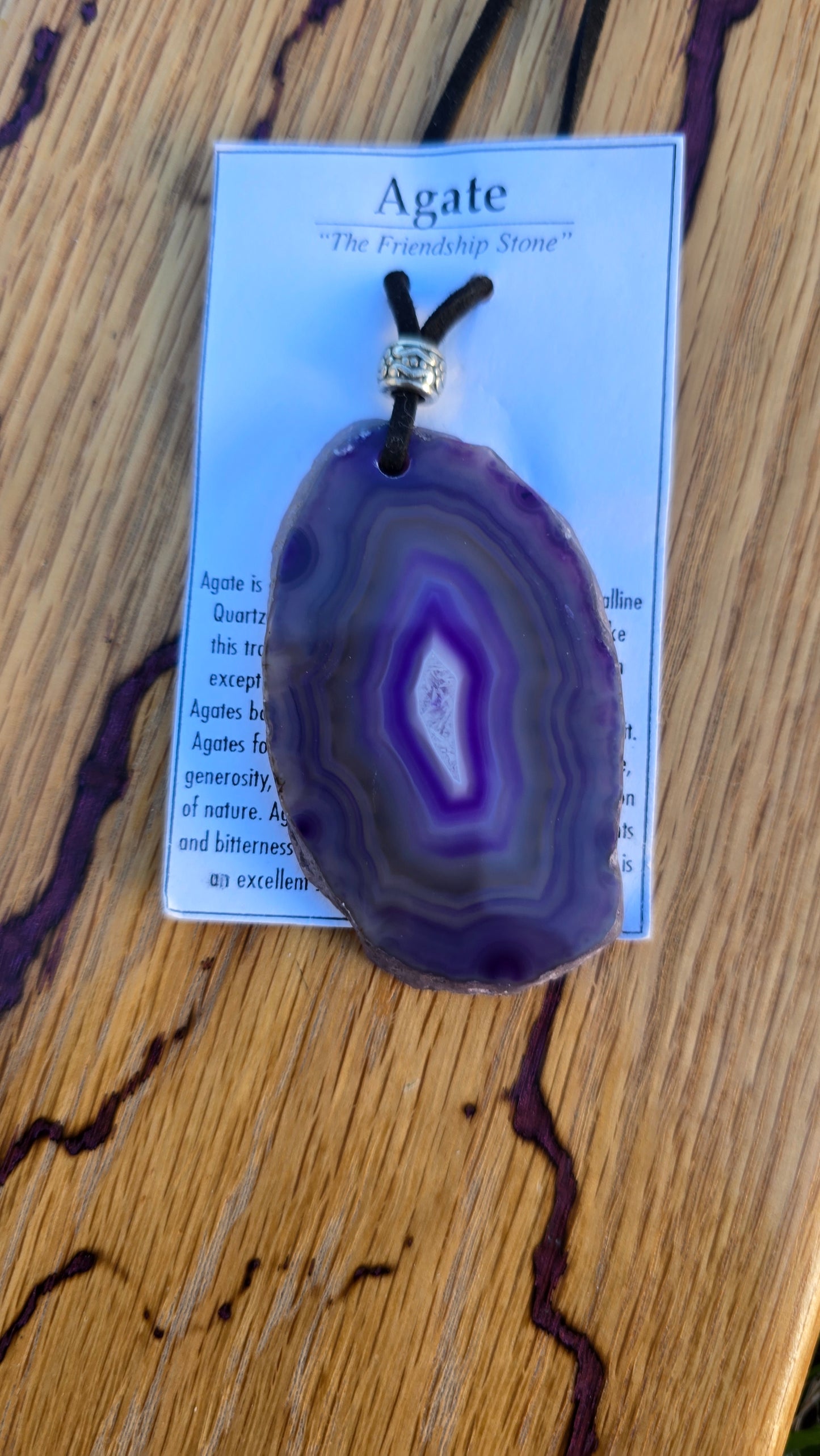 Agate Slice Necklace