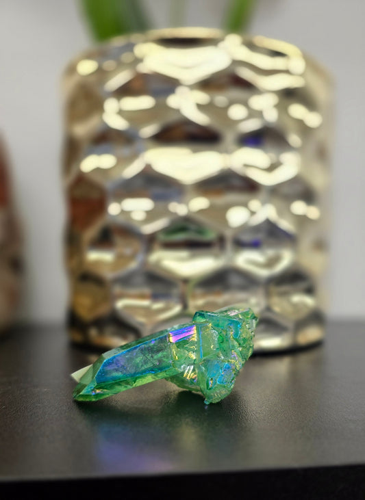 Green Aura Quartz Cluster