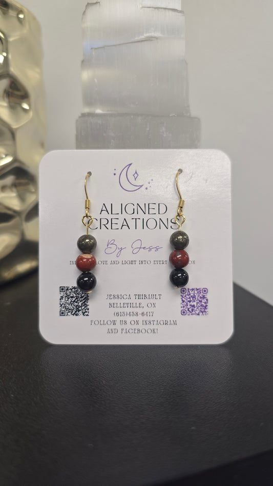 Grounded Power & Strong Foundation Earrings