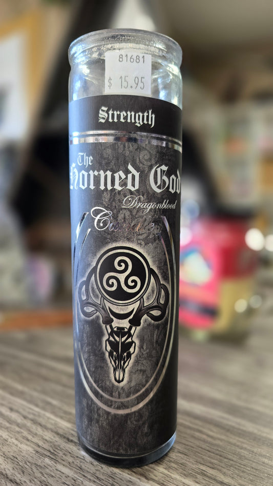 A Horned God Dragonblood Candle - Strength