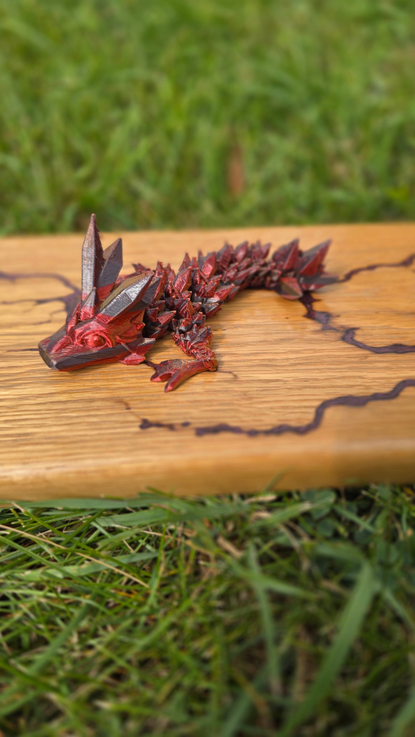 3D Printed Red dragon