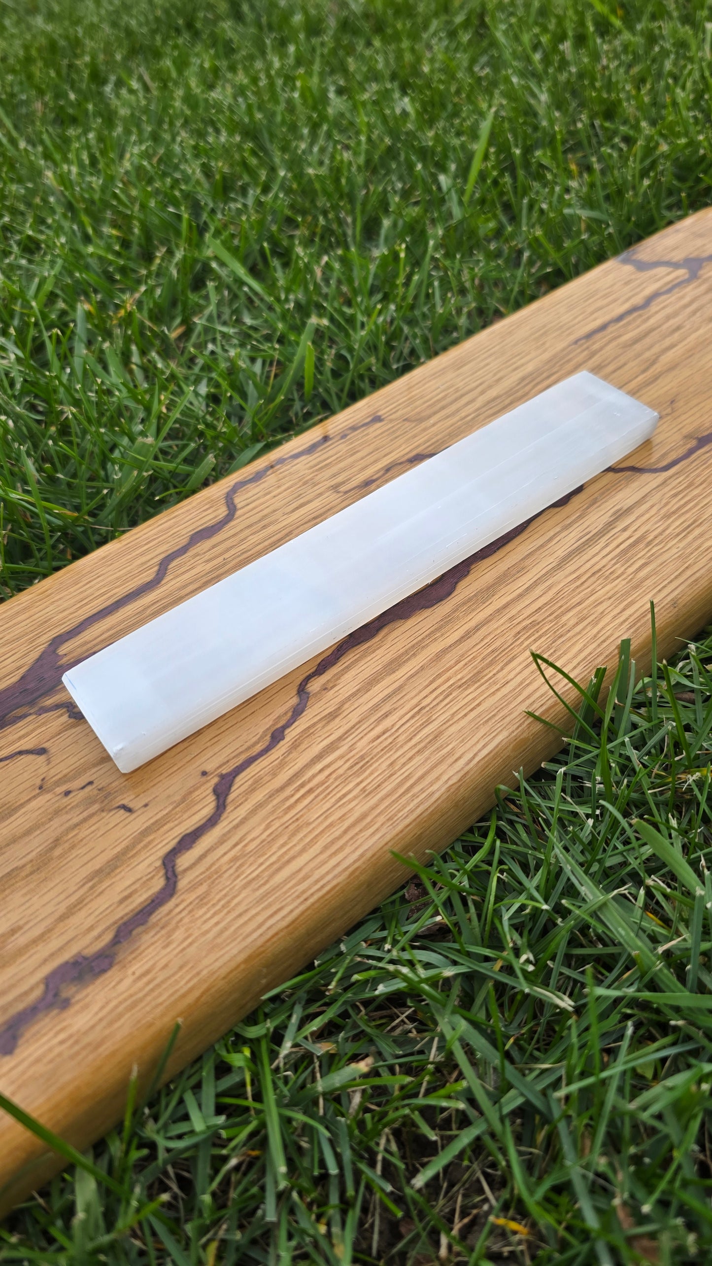 Selenite Charging Plate Rectangle 8"