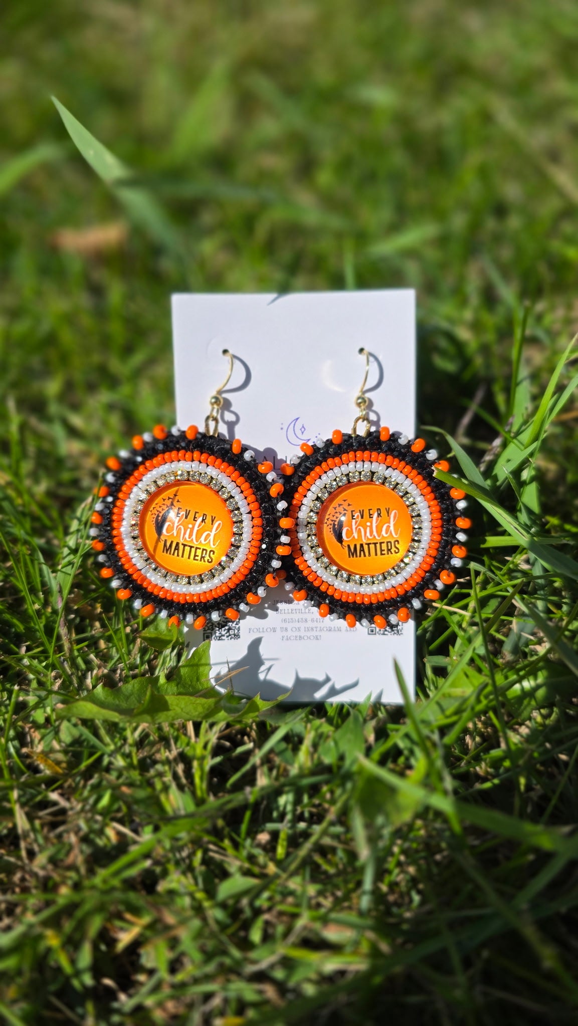 Every Child Matters Beaded Dangle Earrings - Aligned Creations by Jess