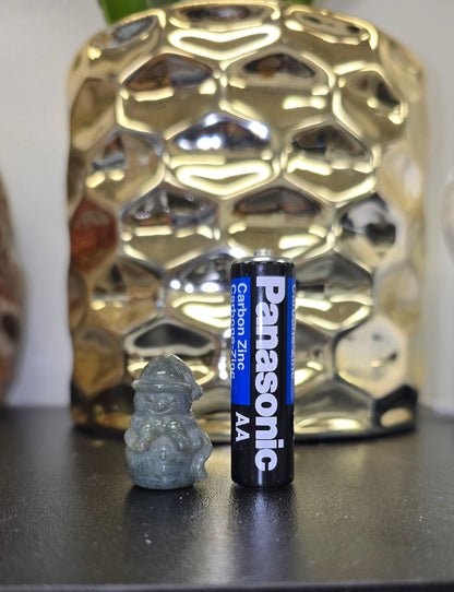 Labradorite Frosty Carving