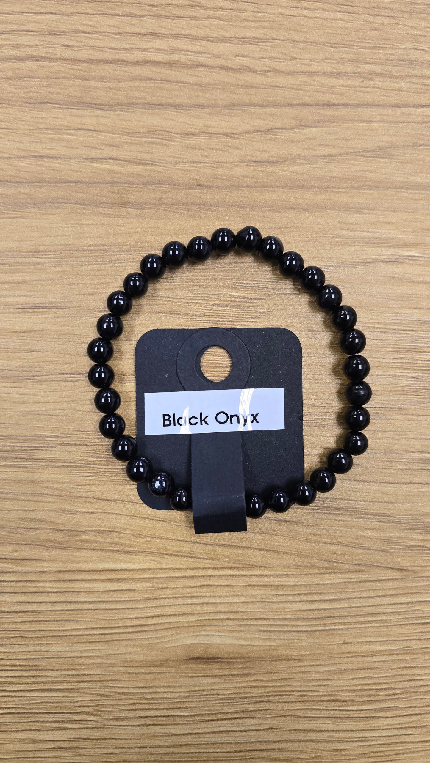 Black Onyx Bracelet 7 3/4"