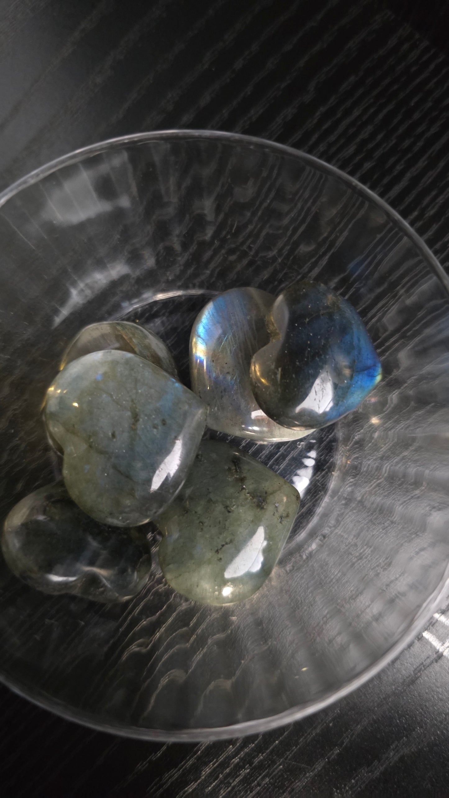Labradorite Hearts