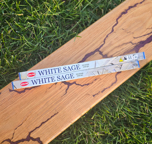 White Sage Incense Sticks HEM