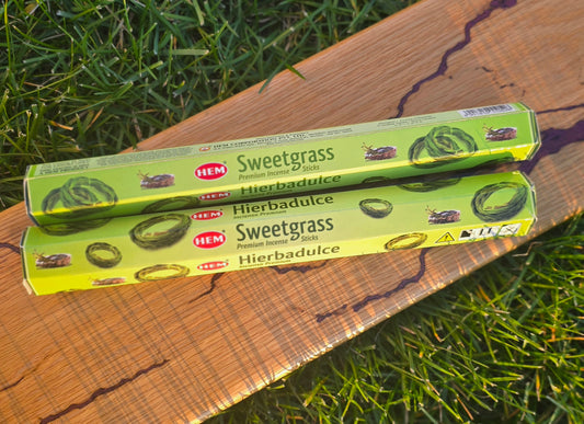 Sweetgrass Premium Incense Sticks HEM