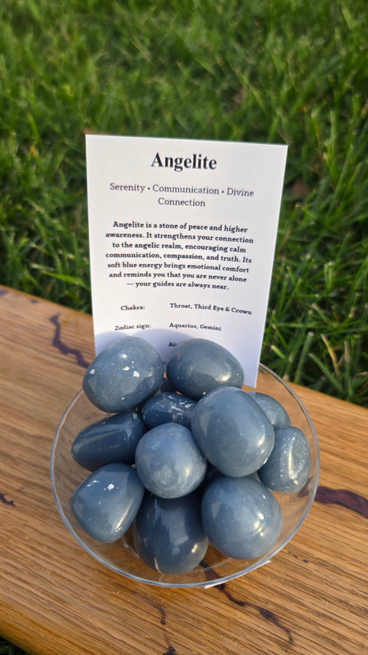 Angelite Tumbled Stone