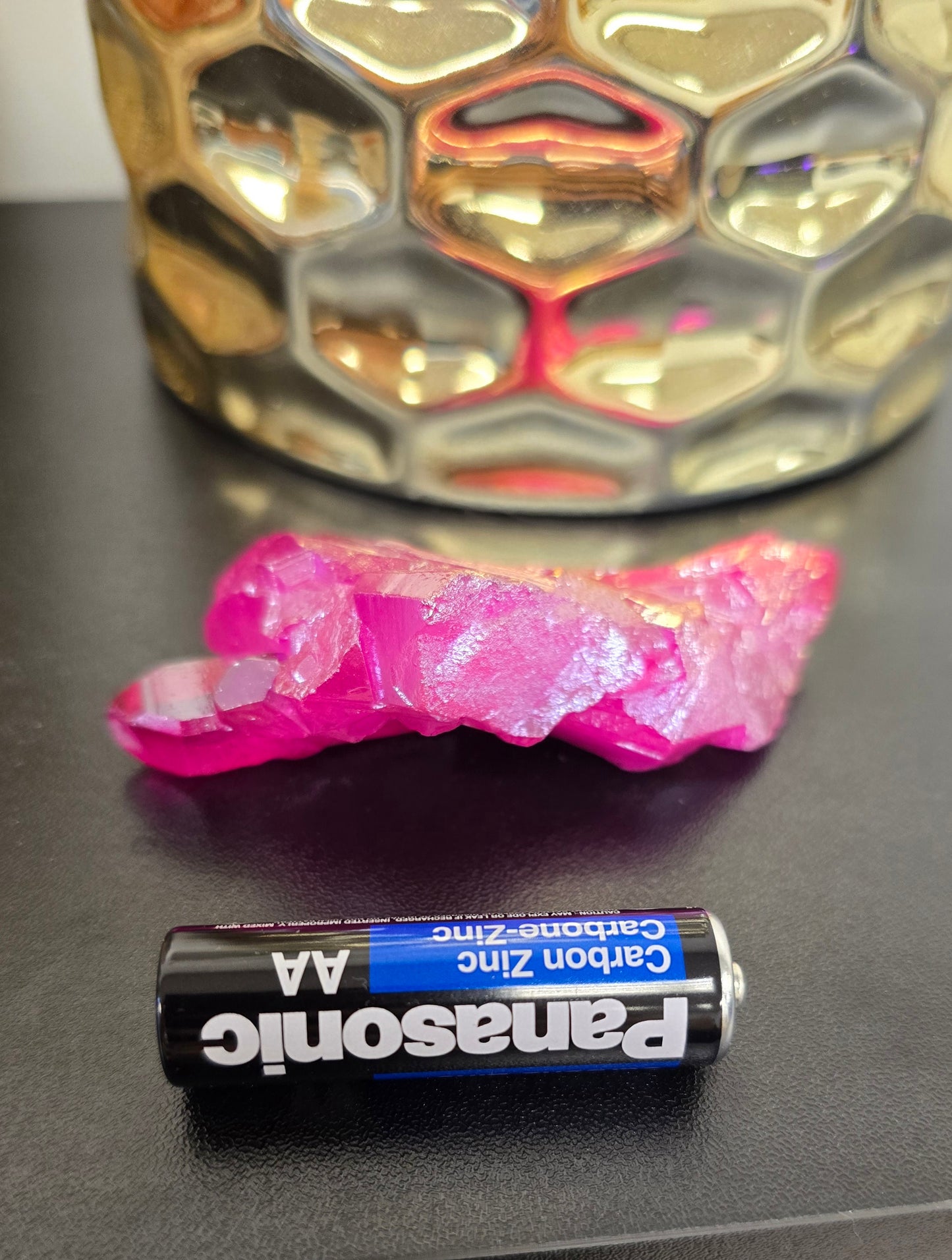 Purple Aura Quartz Cluster