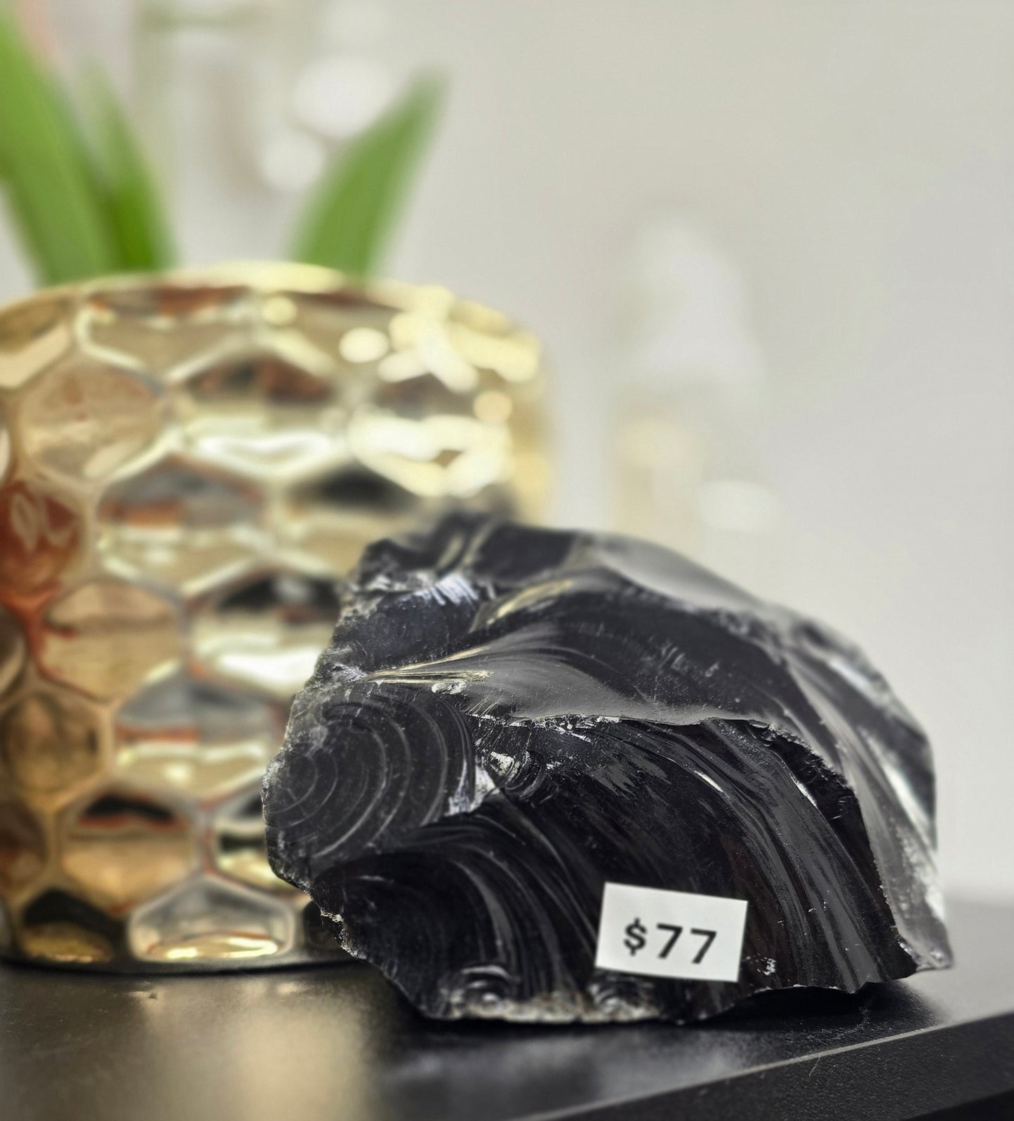 Rough Black Obsidian Speiciman