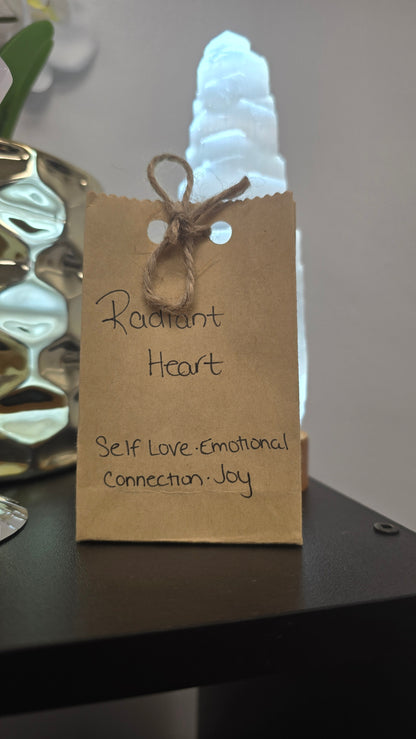 Radiant Heart Crystal Mystery Bag