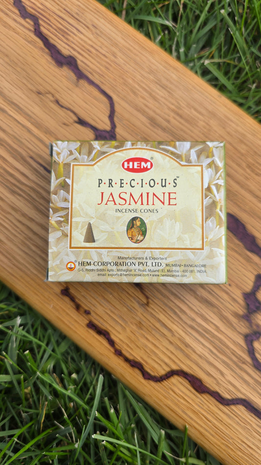 Precious Jasmine Incense Cones HEM
