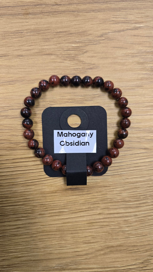 Mahogany Obsidian Bracelet - 7 3/4"