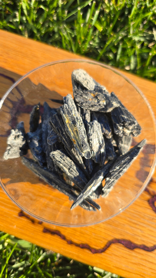 Raw Black Kyanite
