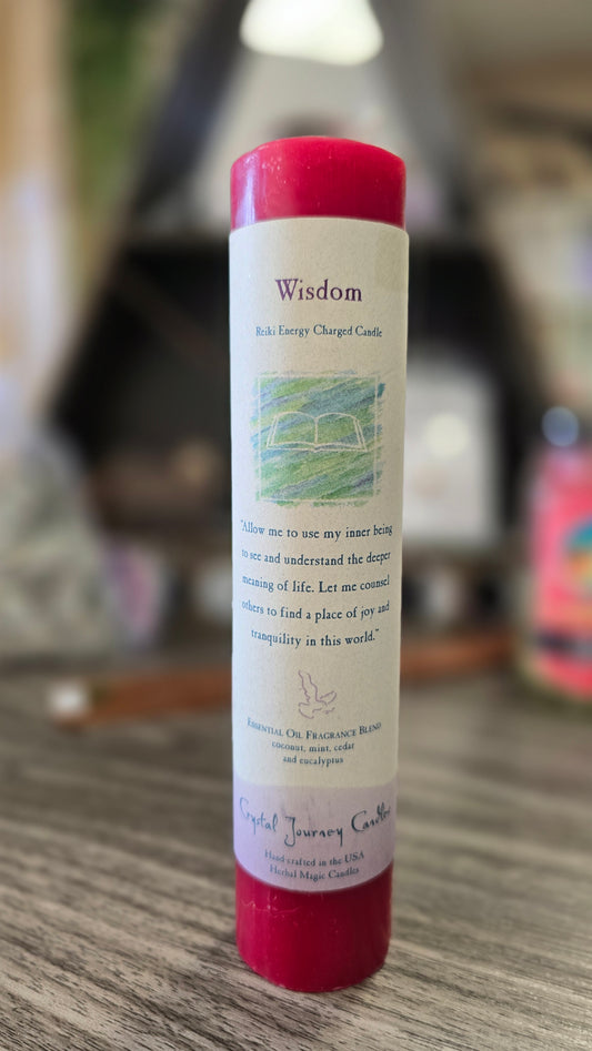Reiki Charged Candle- Wisdom