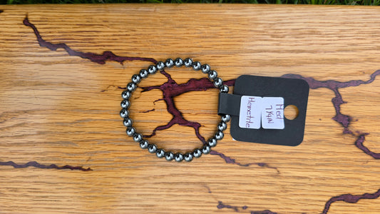 7 1/4" Hematite Bracelet