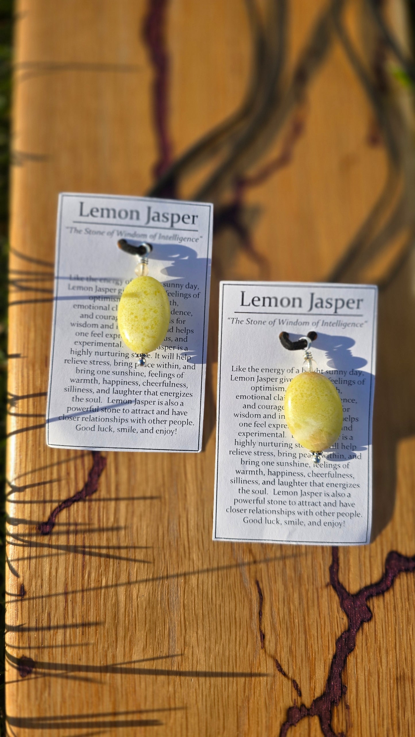 Lemon Jasper Necklace