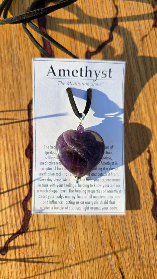 Amethyst Heart necklace