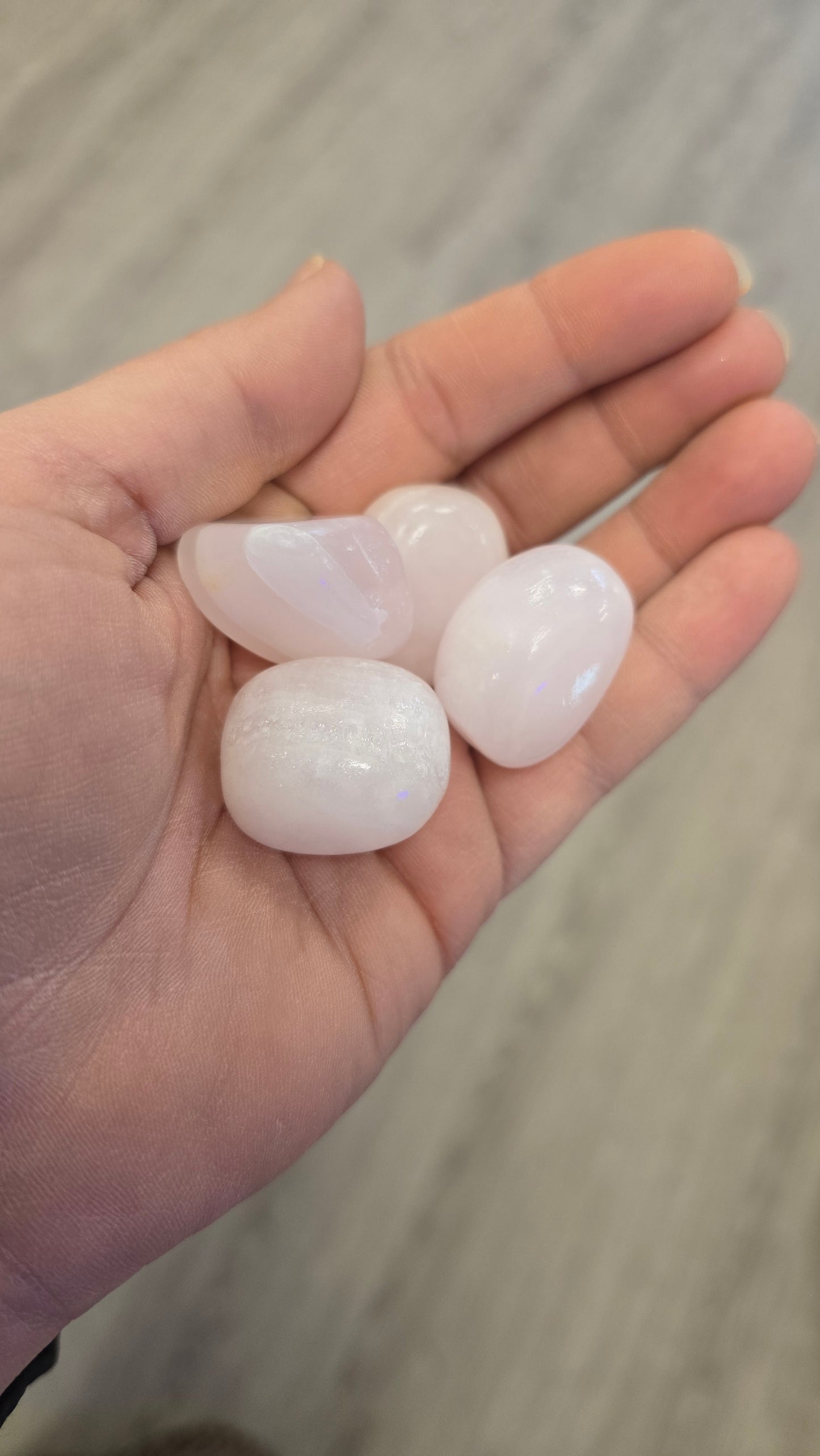 Pink Mangano Calcite Tumbled Pieces