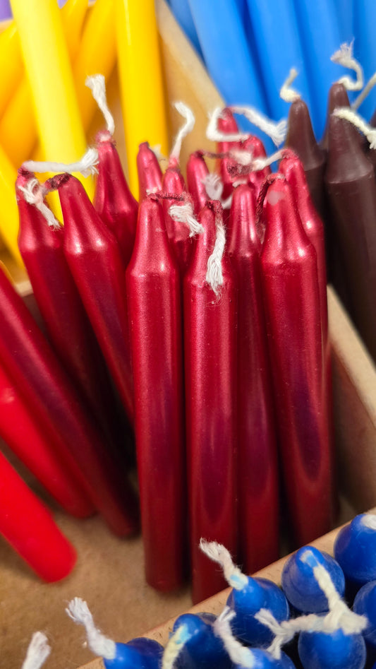 Ritual Candle - Metallic Red