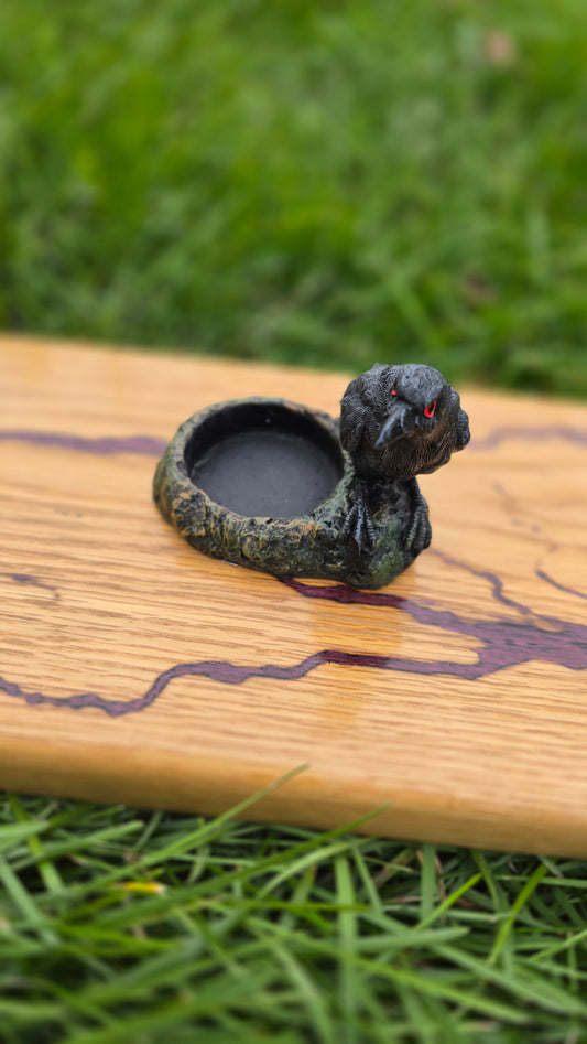 Raven Tea Light Holder