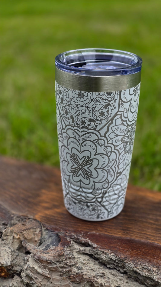 White Cuss Cup - My Little Workbench