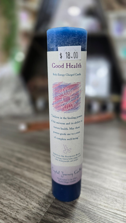 Reiki Charged Candle- Good Health