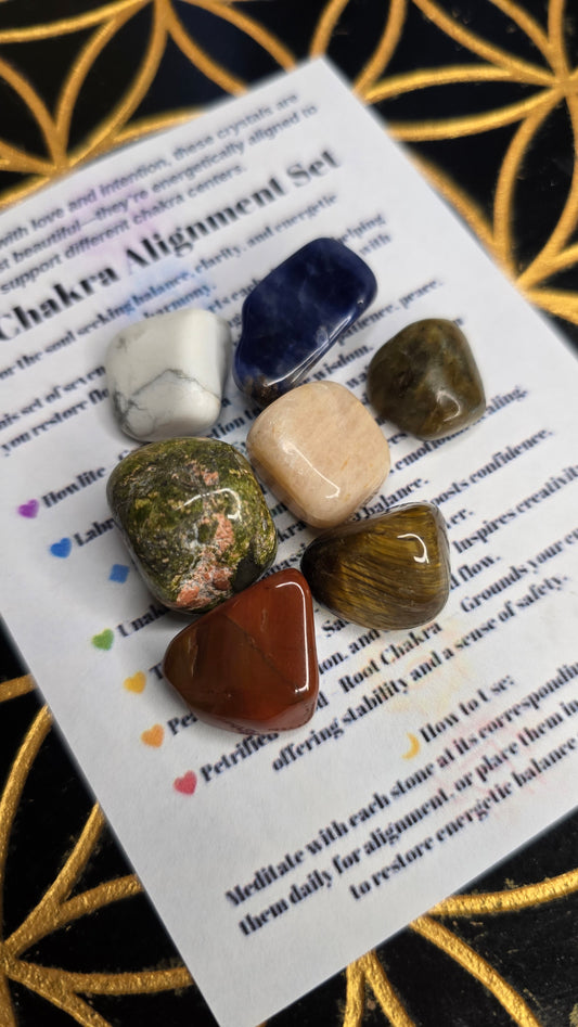 Chakra Alignment Crystal Set