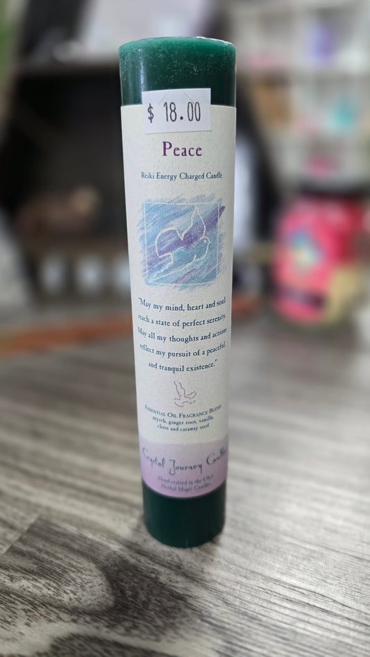 Reiki Charged Candle- Peace