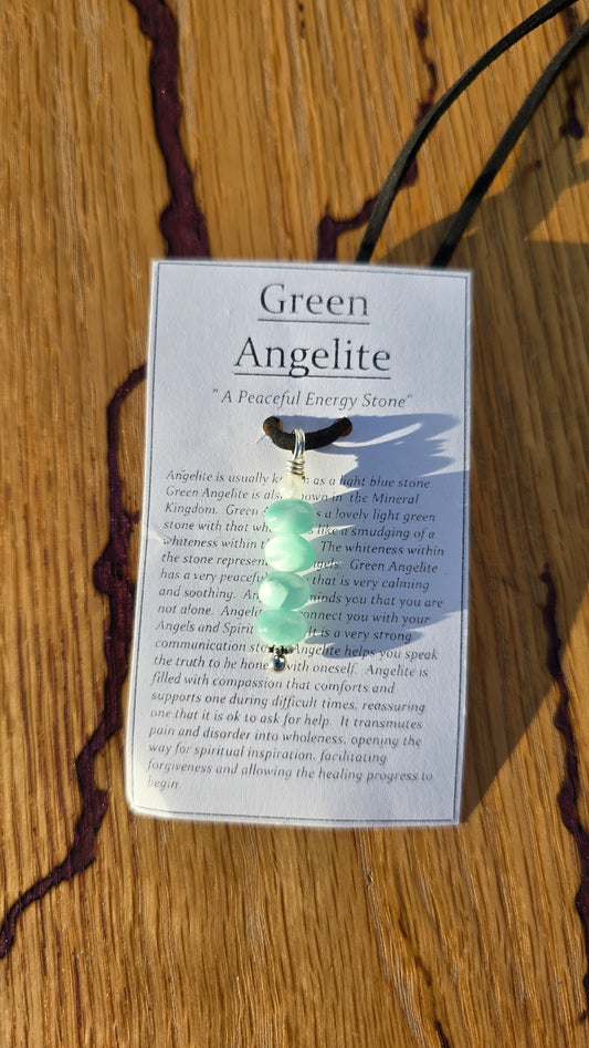 Green Angelite Necklace