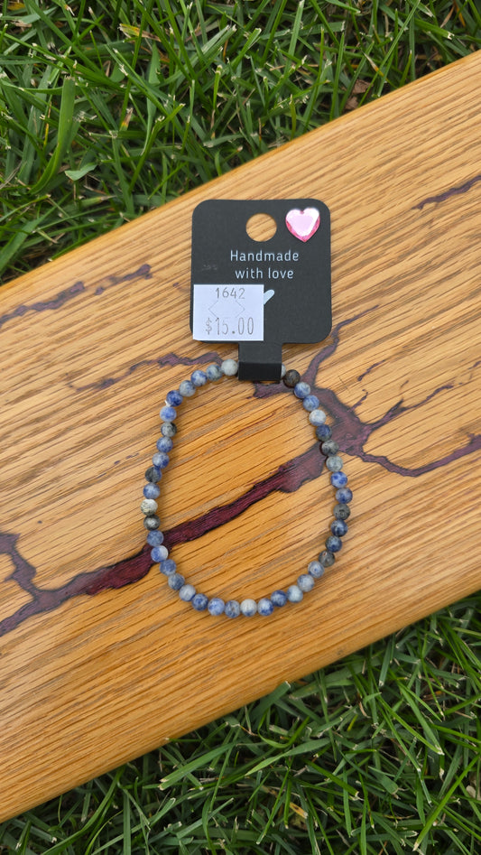 7 3/4" Blue Spot Jasper Bracelet