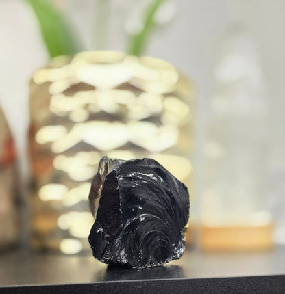 Rough Black Obsidian Speciman