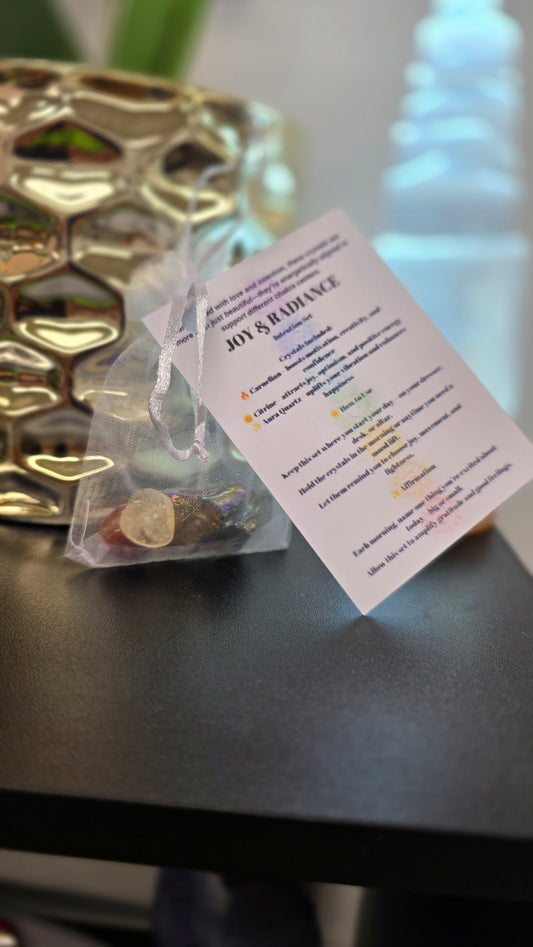 Joy & Radiance Crystal Intention Set